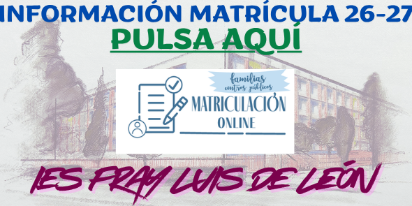 MATRÍCULA WEB